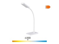Candeeiro de mesa led 7w 400lm 4000k cor branco 13x9x33cm edm Candeeiro de mesa led 7w 400lm 4000k cor branco 13x9x33cm edm