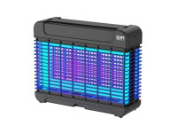 Mata insectos profesional electr�nico con led, color negro, 10w, 100 m�, 31,6 x 10 x 26,3 cm