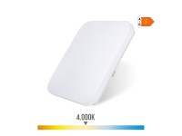 Aplique led cuadrado extraplano de superficie 18 w 4000 k 1820 lm 33 x 33 x 6,9 cm