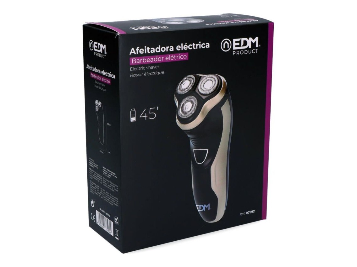 Shaver with battery edm
