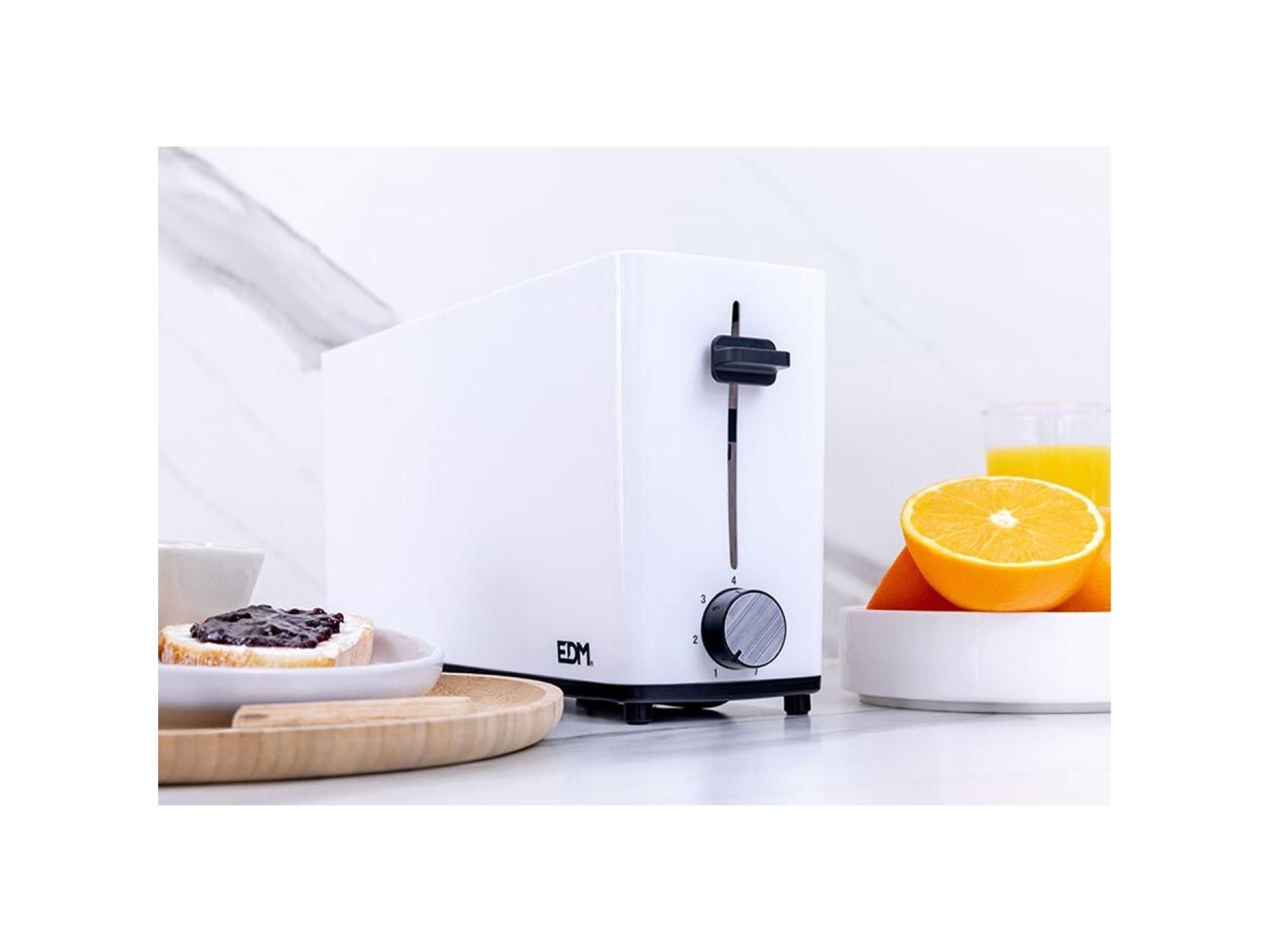 Tostadora ranura larga white design 900 w