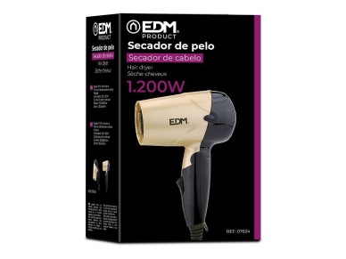 Secador de pelo de viaje bi-tension 1000 - 1200 w