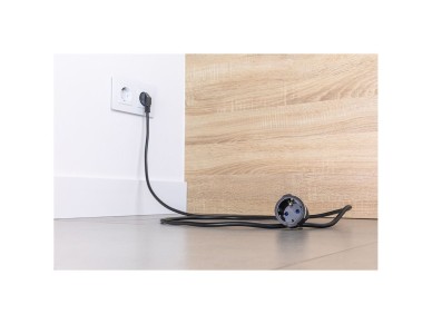 Prolongador com 1 tomada 2p+e, 16a 250v~ 5 m cabo h05vv-f 3g1,5mm� negro