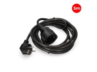 Prolongador com 1 tomada 2p+e, 16a 250v~ 5 m cabo h05vv-f 3g1,5mm� negro