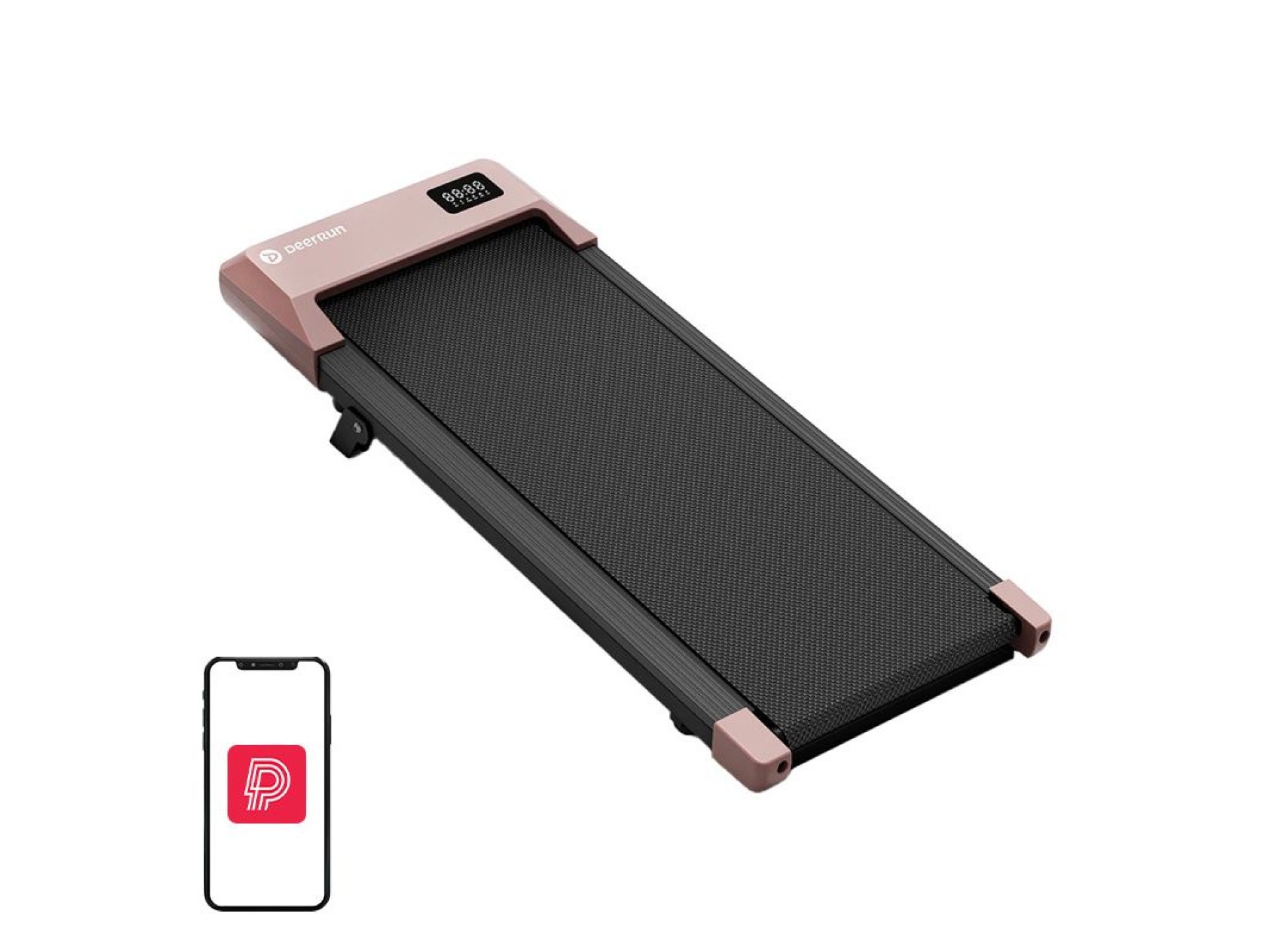 Esteira elétrica DeerRun Q2 Urban Plus (rosa)