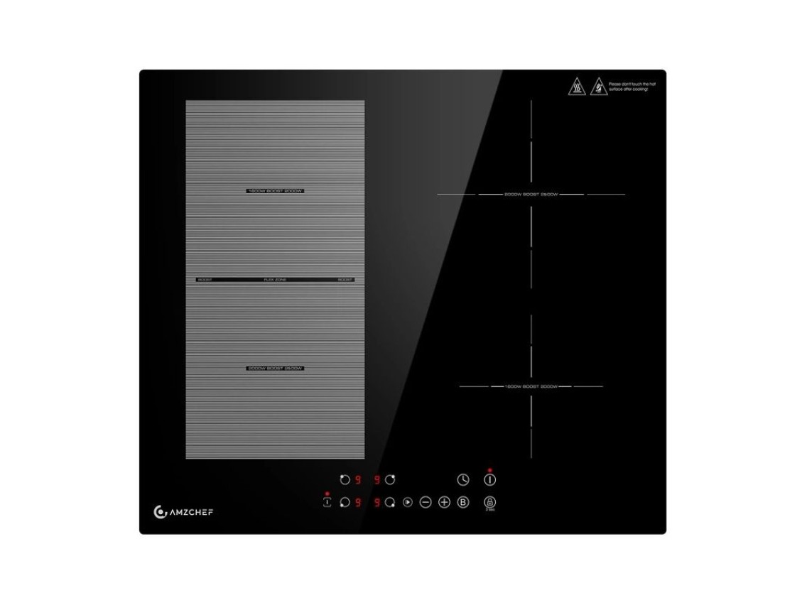 AMZCHEF CE-FS-I72S-FFDD07 4-zone induction cooktop
