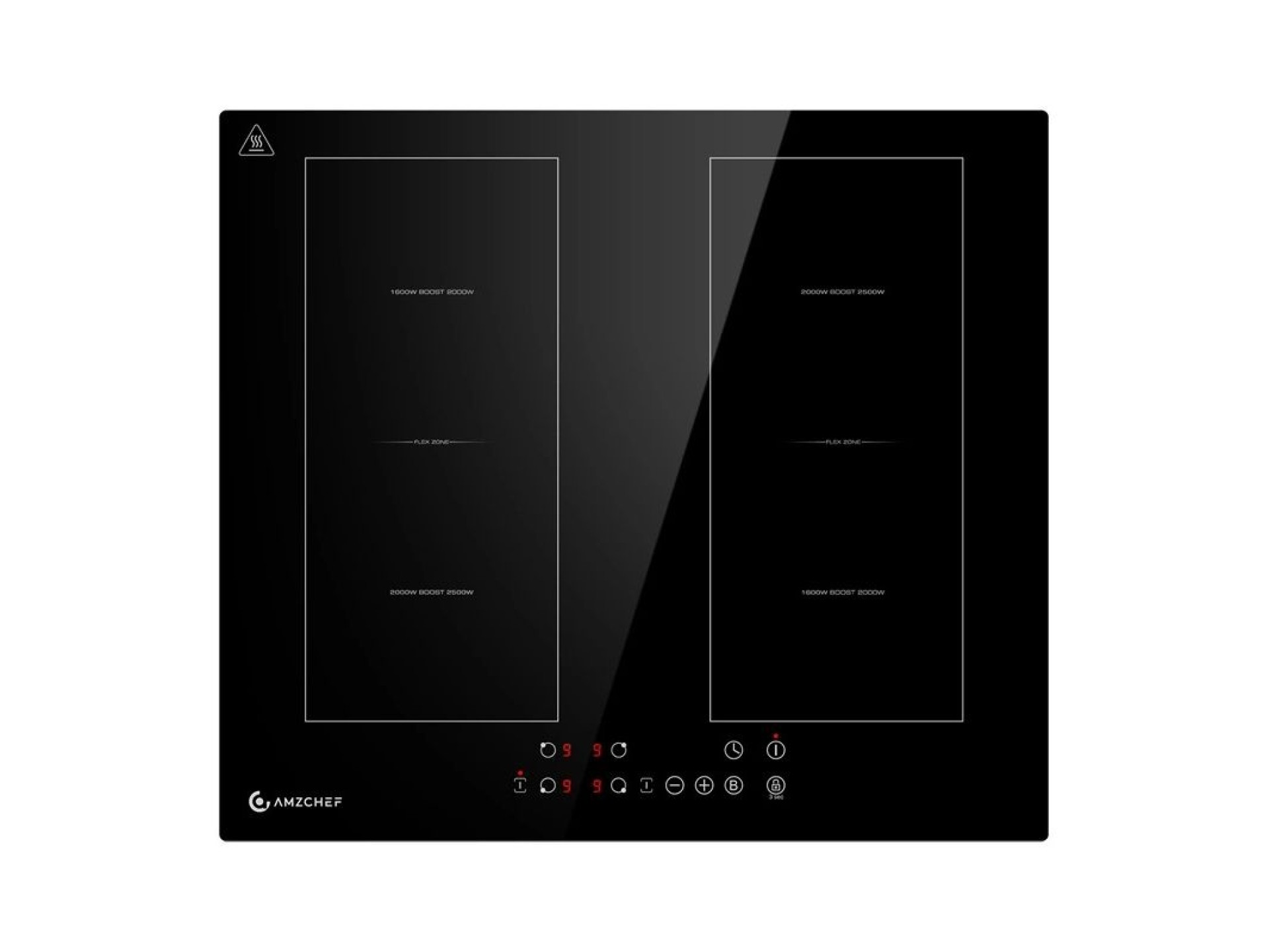 AMZCHEF CE-FS-I72S-FFDD06 Induction Cooktop, 4 zones