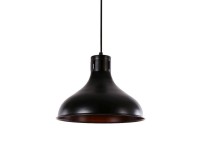 L�mpara de techo metalica vintage e27 60w color negro �29 x 24 cm