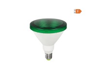 Bombilla par38 led e27 15w 1510lm luz verde ip64 �12x13,8cm edm