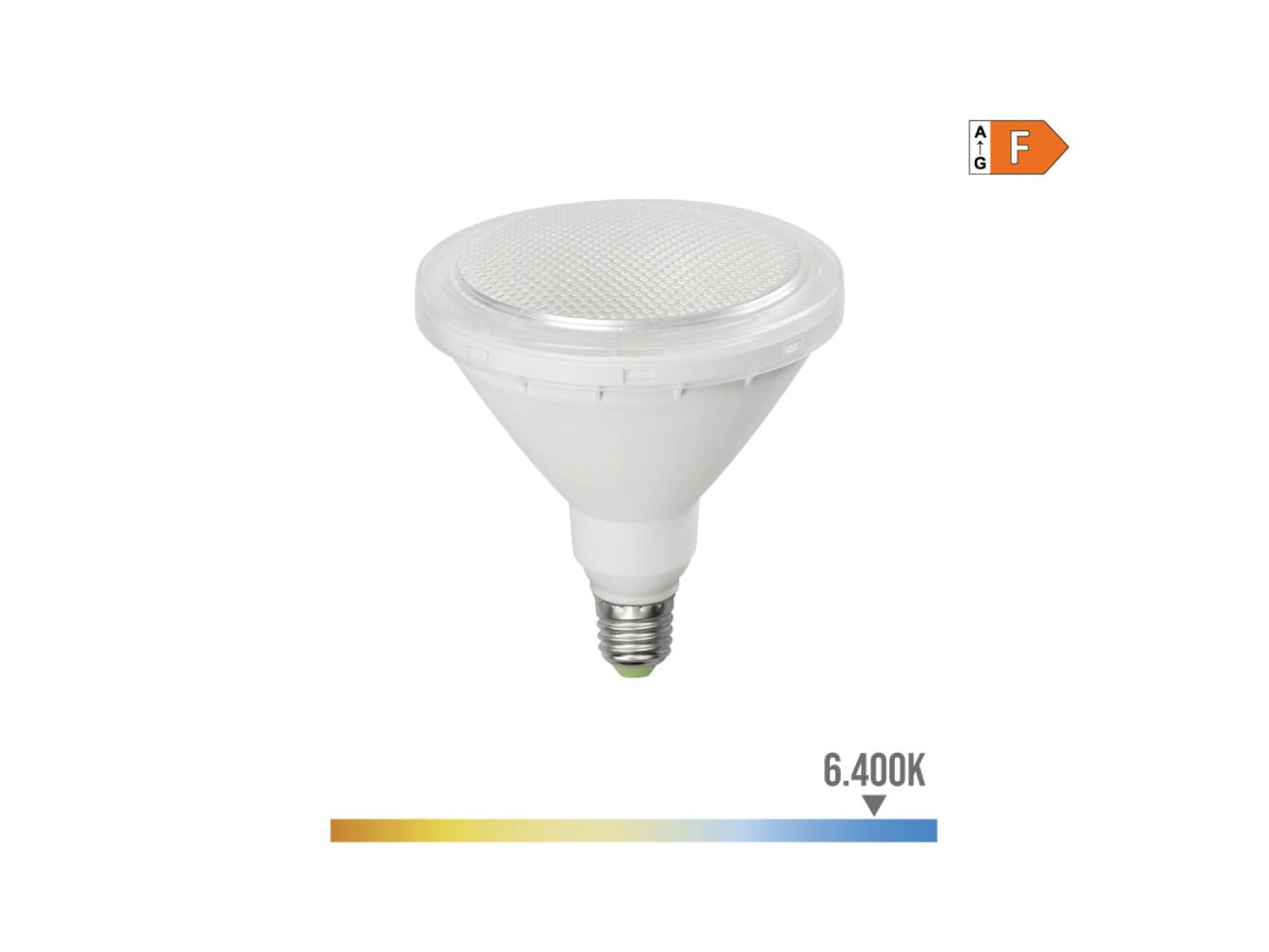 Par38 bulb led e27 15w 1510lm 6400k cold light ip64 ø12x13,8cm edm