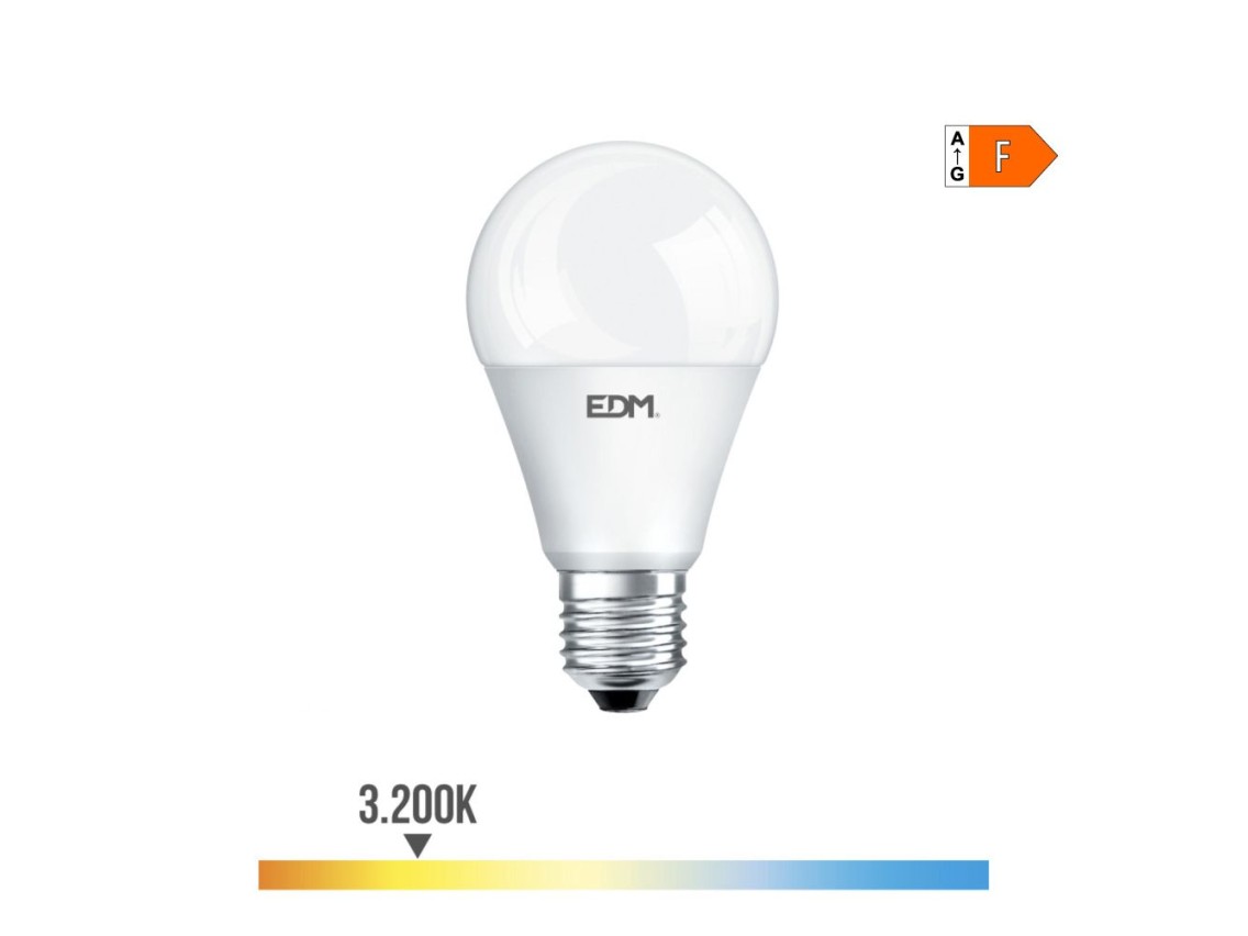 Bombilla standard led e27 20 w 2050 lm 3000 k luz calida ø6,5 x 12,4 cm