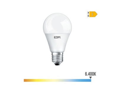 Standard led bulb e27 20w 2200lm 6400k cold light �6,5x12,4cm edm