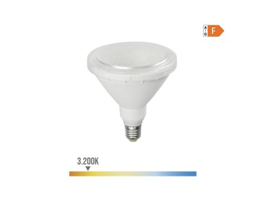 Bombilla par38 led e27 15w 1510lm 3000k luz calida ip64 �12x13,8cm edm