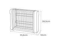 Mata-insetos elétrico profissional, preto, 2 x 6 w, 30 m², 31,6 x 10 x 26,5 cm, 340° Mata-insetos elétrico profissional, preto, 2 x 6 w, 30 m², 31,6 x 10 x 26,5 cm, 340°