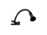 Desk lamp with clamp model tokyo e14 40w black color edm
