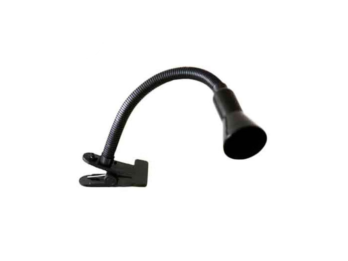 Candeeiro com mola para fixação modelo tokyo e14 40w cor preto edm