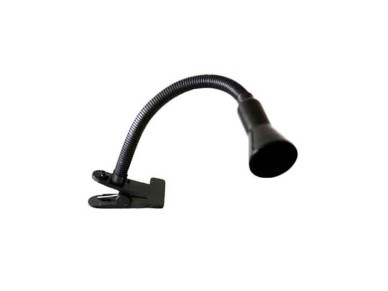 Desk lamp with clamp model tokyo e14 40w black color edm