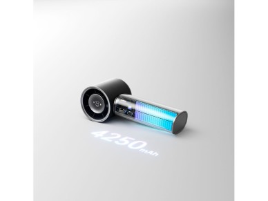 Ventilador port�til Jisulife Pro1 Mini 4250mAh USB-C - Preto