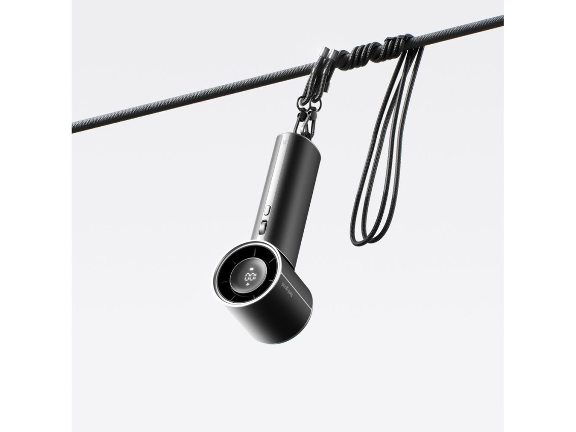 Ventilador portátil Jisulife Handheld Fan Pro1 Mini de 4250 mAh con USB-C - Negro