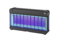 Mata insectos profesional electr�nico con led, color negro, 13w, 300 m�, 47 x 10 x 26,3 cm