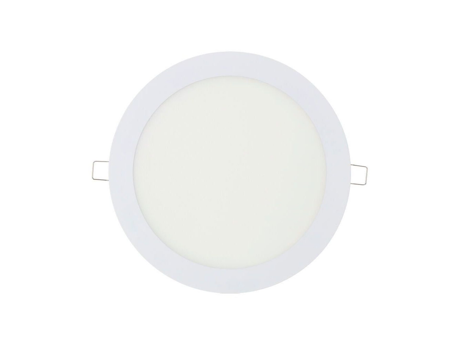 Round recessed led downlight 20w day light 4000k 1500lm white ø22.5cm edm