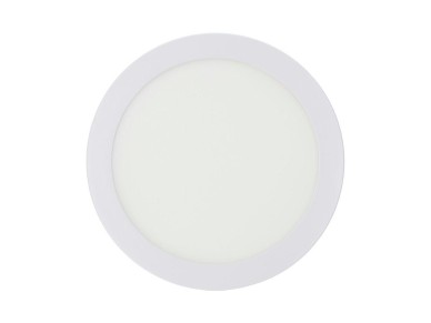 Round white surface led downlight 20 w 1500 lm 4000 k daylight ø 22 x 3 cm Round white surface led downlight 20 w 1500 lm 4000 k daylight ø 22 x 3 cm