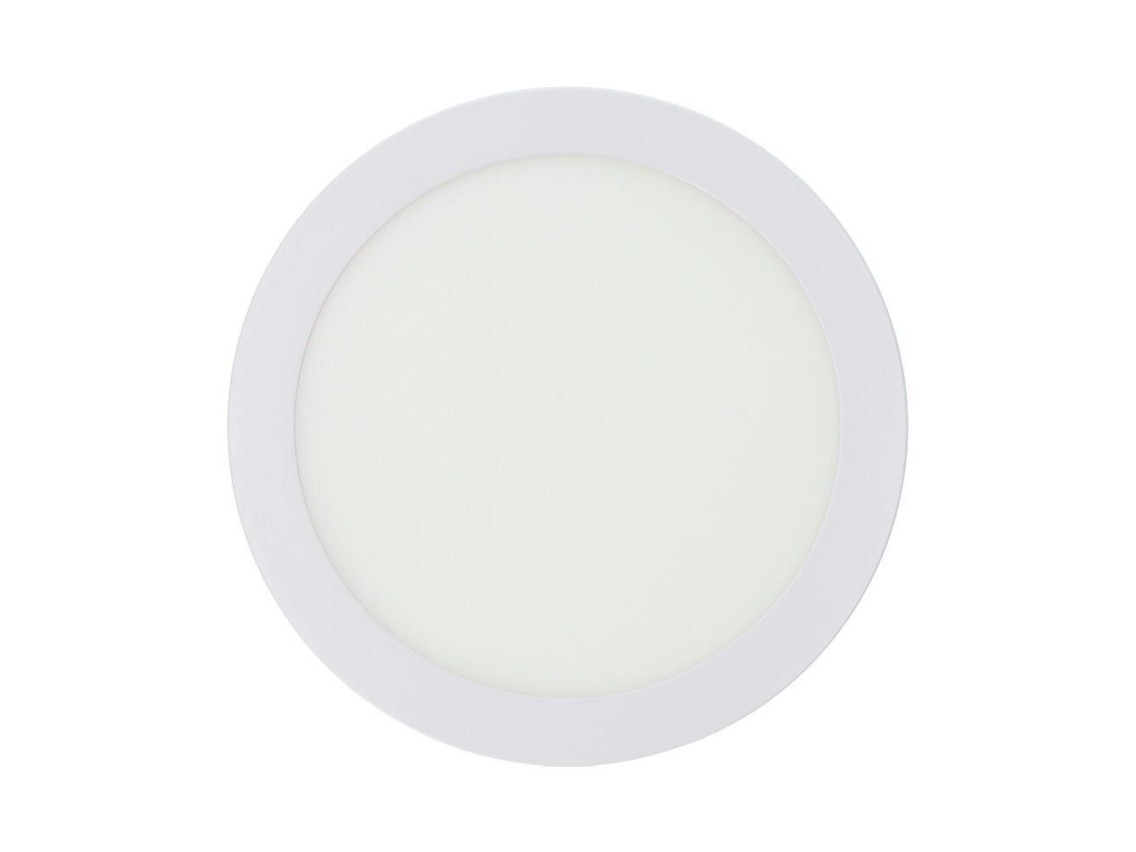 Downlight led de superfície redonda branco 20 w 1500 lm 4000 k luz do dia ø 22 x 3 cm