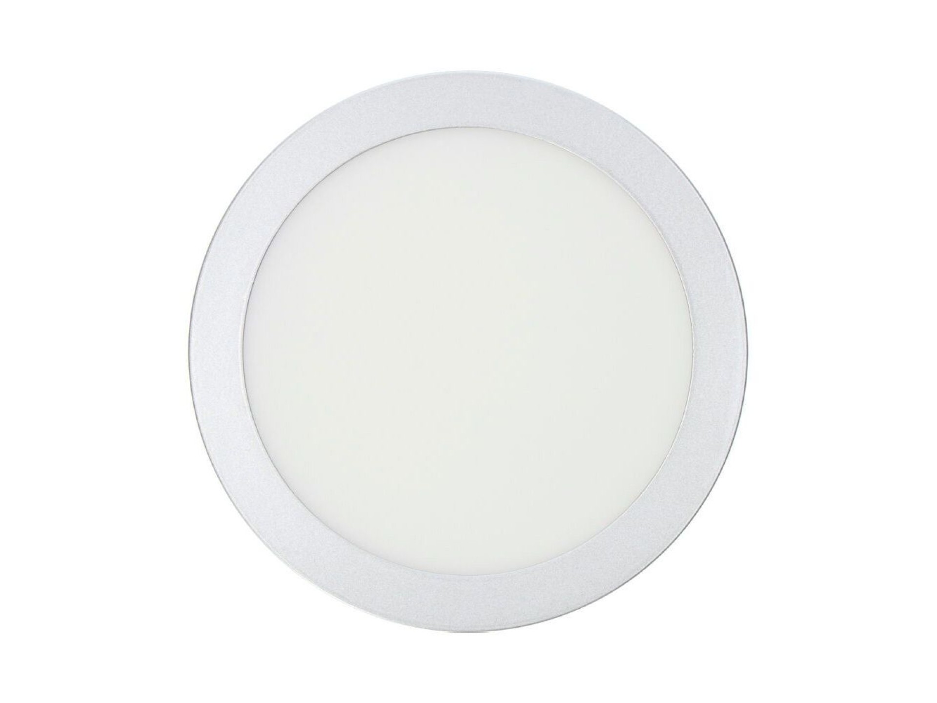 Round chrome surface led downlight 20 w 1500 lm 4000 k daylight ø 22 x 3.5 cm