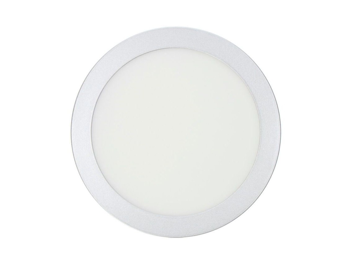 Round chrome surface led downlight 20 w 1500 lm 4000 k daylight ø 22 x 3.5 cm