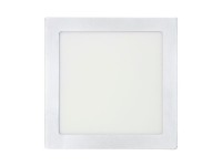 Downlight led superficie cuadrado blanco 20 w 1500 lm 4000 k luz dia 22 x 22 x 3 cm Downlight led superficie cuadrado blanco 20 w 1500 lm 4000 k luz dia 22 x 22 x 3 cm
