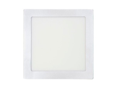 Square surface led downlight 20w 1500lm 4000k day light chrom colour 22x22x3cm edm Square surface led downlight 20w 1500lm 4000k day light chrom colour 22x22x3cm edm