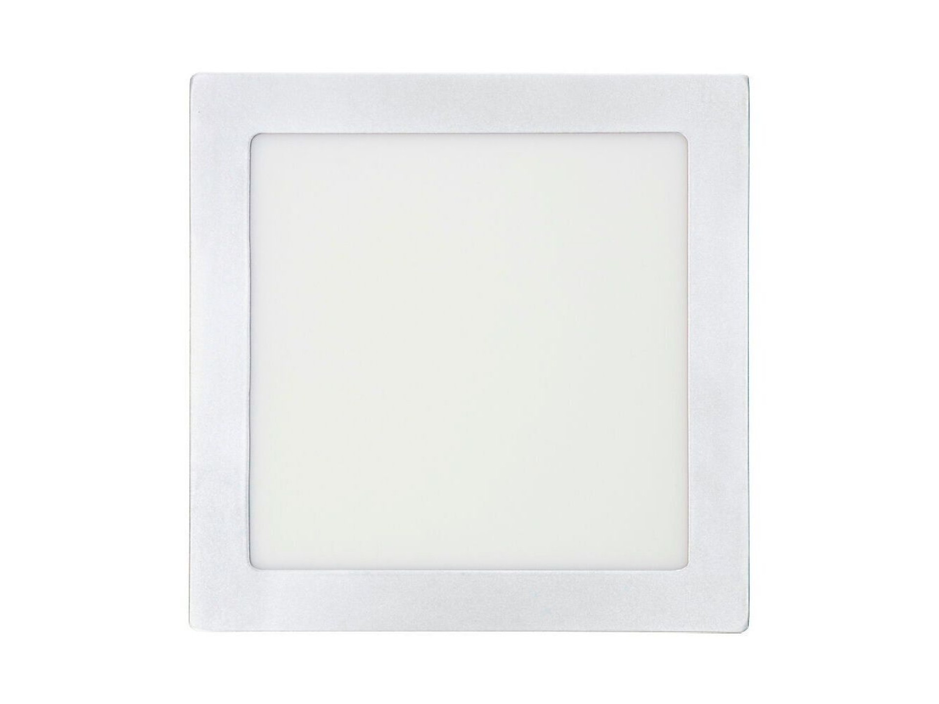 Square surface led downlight 20w 1500lm 6400k cold light white colour 22x22x3,5cm edm