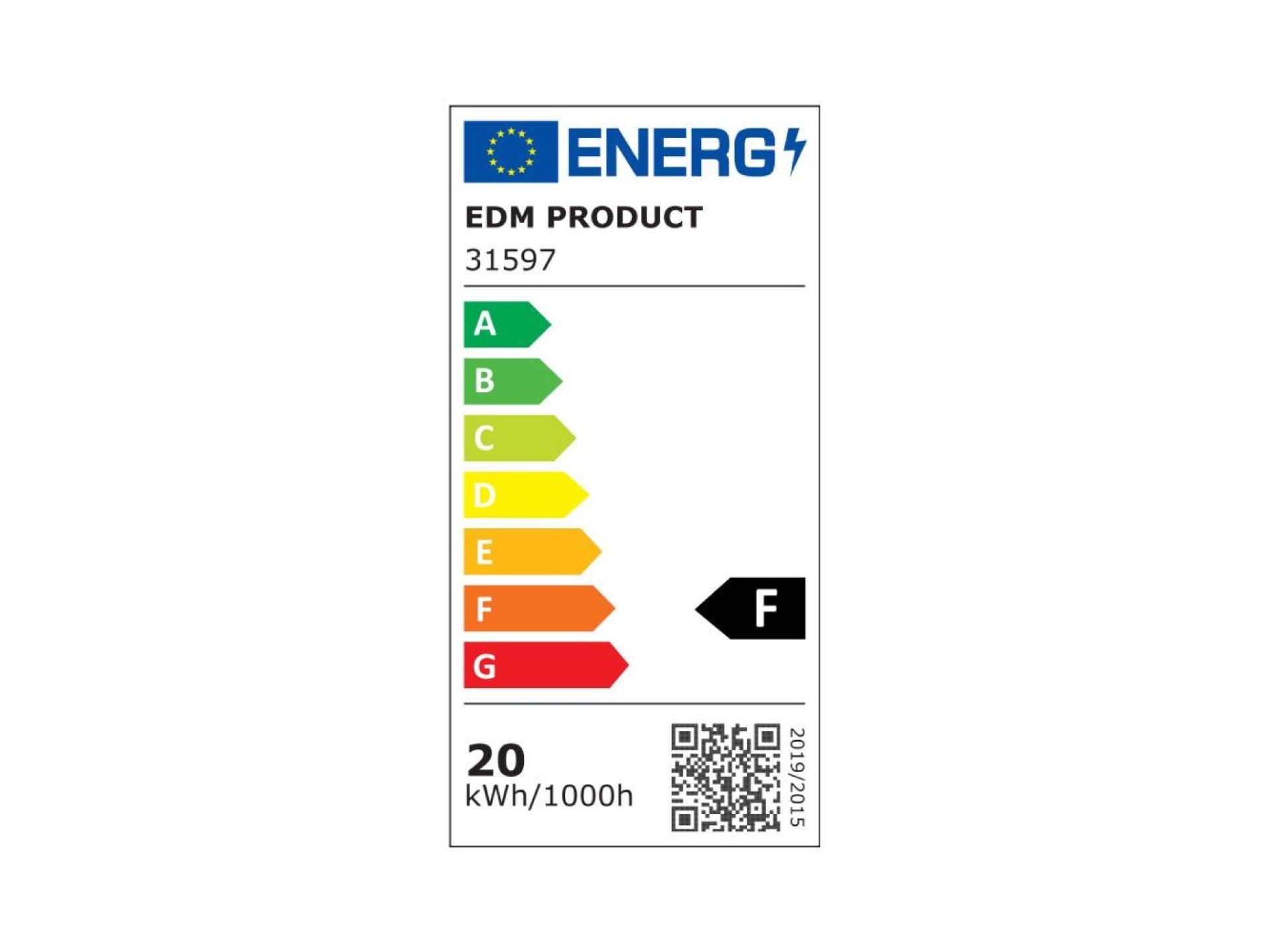 Downlight led superfície quadrado 20w 1500lm 6400k luz fria.cromado 22x22x3,5cm edm