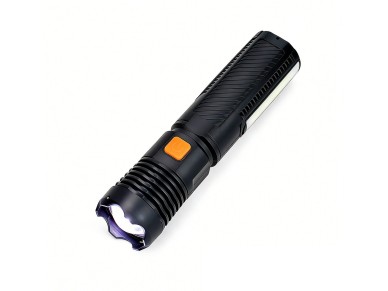 Techancy Lanterna LED Recarregavel MO1211 com Luz COB, USB-C, Funcao Power Bank, Modos de Luz, para Techancy Lanterna LED Recarregavel MO1211 com Luz COB, USB-C, Funcao Power Bank, Modos de Luz, para
