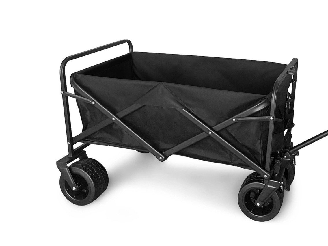 Carrinho de Praia Dobrável Multiusos 4 Rodas TECHANCY TM25400