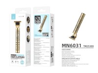Techancy Maquina de Cortar Cabelo MN6031 com Lamina de Aco, Bateria 18650, USB-C, Corpo Metalico, Do
