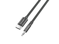 Techancy KQ2605 Type-C to 3.5mm Digital Audio Cable, 1M, Braided, Compatible with Mobile Phones, Car