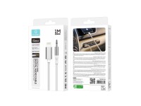 Techancy KQ2604 8-Pin to 3.5mm Digital Audio Cable, 1M, Braided, Compatible with Mobile Phones, Car Techancy KQ2604 8-Pin to 3.5mm Digital Audio Cable, 1M, Braided, Compatible with Mobile Phones, Car