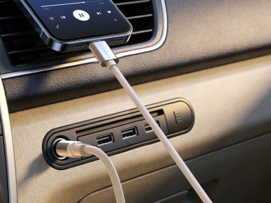 Techancy KQ2604 8-Pin to 3.5mm Digital Audio Cable, 1M, Braided, Compatible with Mobile Phones, Car Techancy KQ2604 8-Pin to 3.5mm Digital Audio Cable, 1M, Braided, Compatible with Mobile Phones, Car