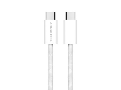 Techancy USB-C to USB-C Cable TB4764 1M PD 60W, Braided, Fast Charging, Compatible with Mobile Phone Techancy USB-C to USB-C Cable TB4764 1M PD 60W, Braided, Fast Charging, Compatible with Mobile Phone