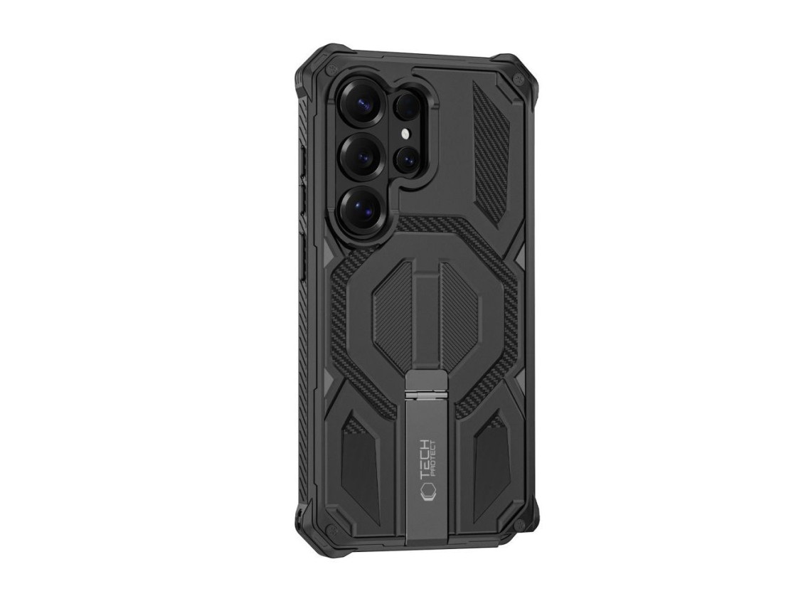 Kit com 2 capas Tech-Protect MagBlast MagSafe e películas de vidro temperado para Samsung Galaxy S26