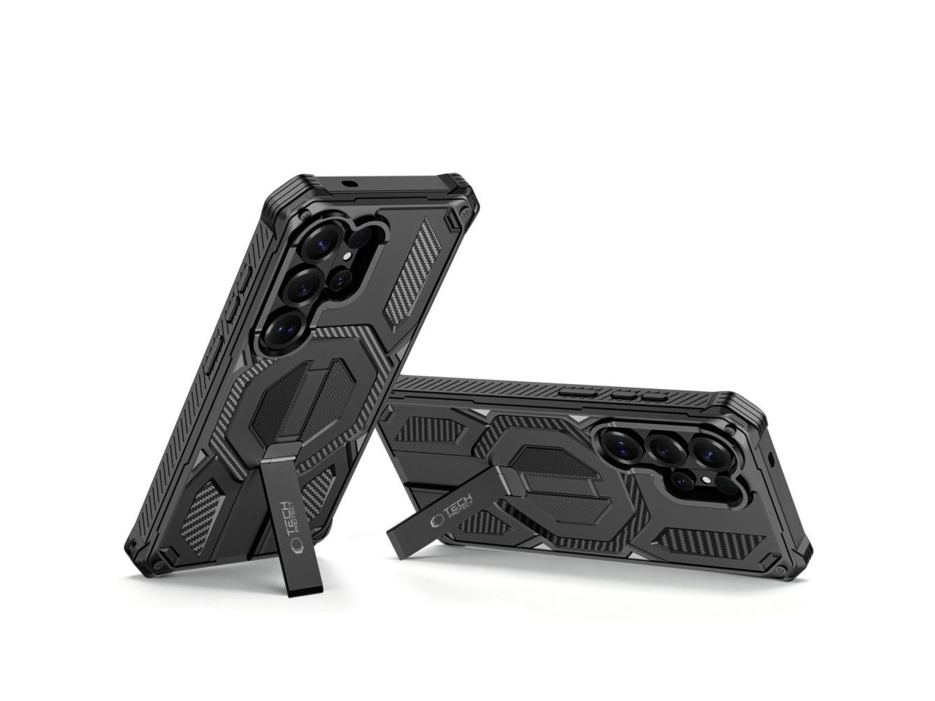 Kit com 2 capas Tech-Protect MagBlast MagSafe e películas de vidro temperado para Samsung Galaxy S26