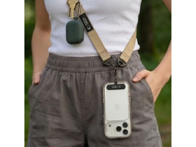 Tech-Protect C9S Rope Crossbody Phone Lanyard - Beige Tech-Protect C9S Rope Crossbody Phone Lanyard - Beige