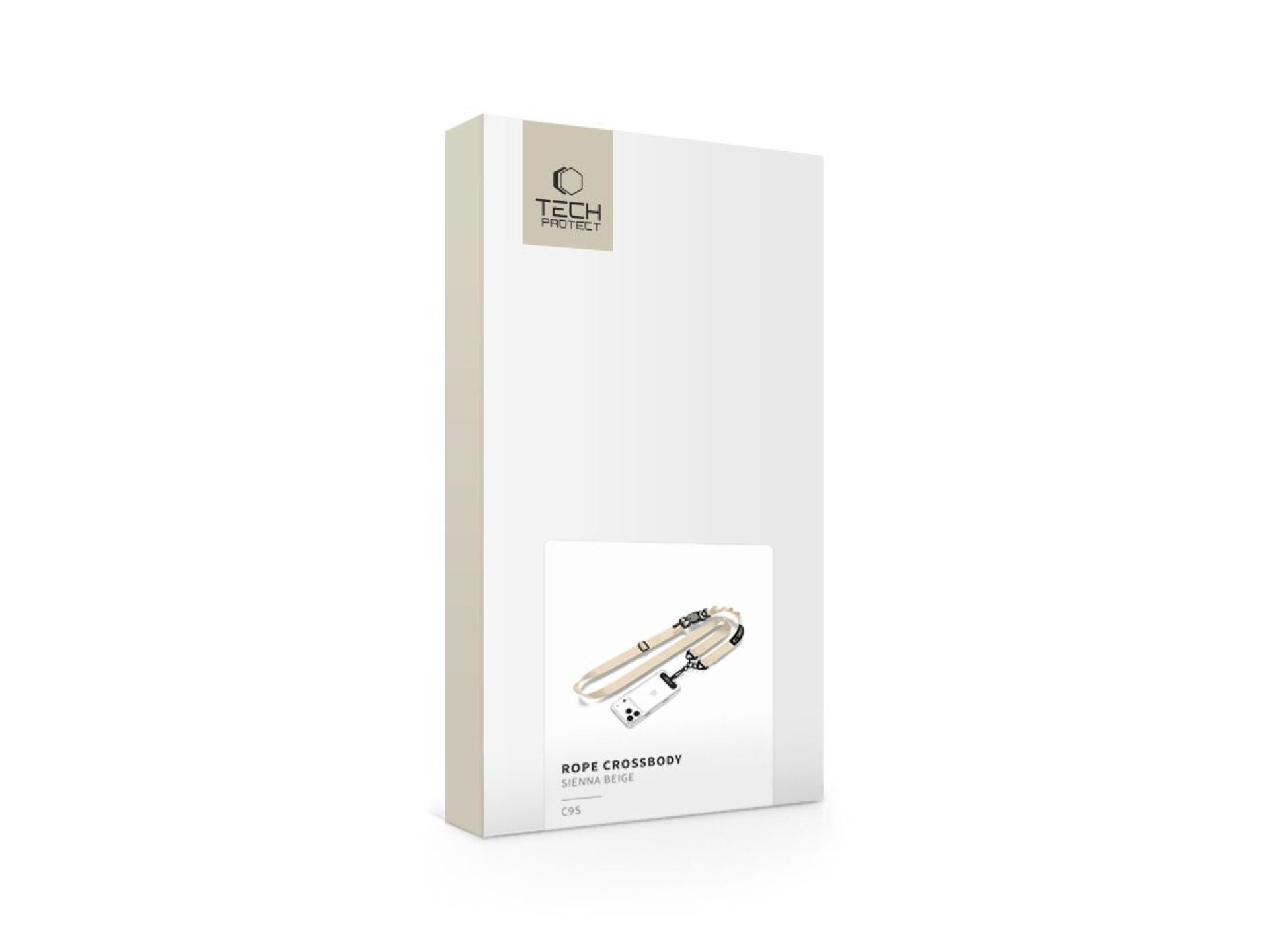 Cordón cruzado para teléfono Tech-Protect C9S - Beige