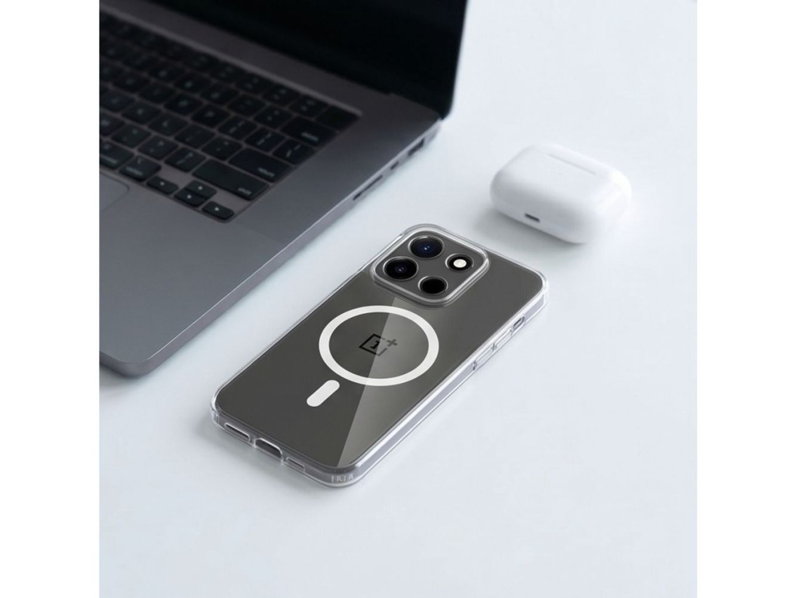 Capa Tech-Protect FlexAir Hybrid MagSafe para OnePlus Nord 6 - Transparente