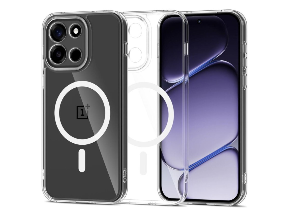 Capa Tech-Protect FlexAir Hybrid MagSafe para OnePlus Nord 6 - Transparente