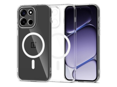 Tech-Protect FlexAir Hybrid MagSafe Case for OnePlus Nord 6 - Transparent Tech-Protect FlexAir Hybrid MagSafe Case for OnePlus Nord 6 - Transparent
