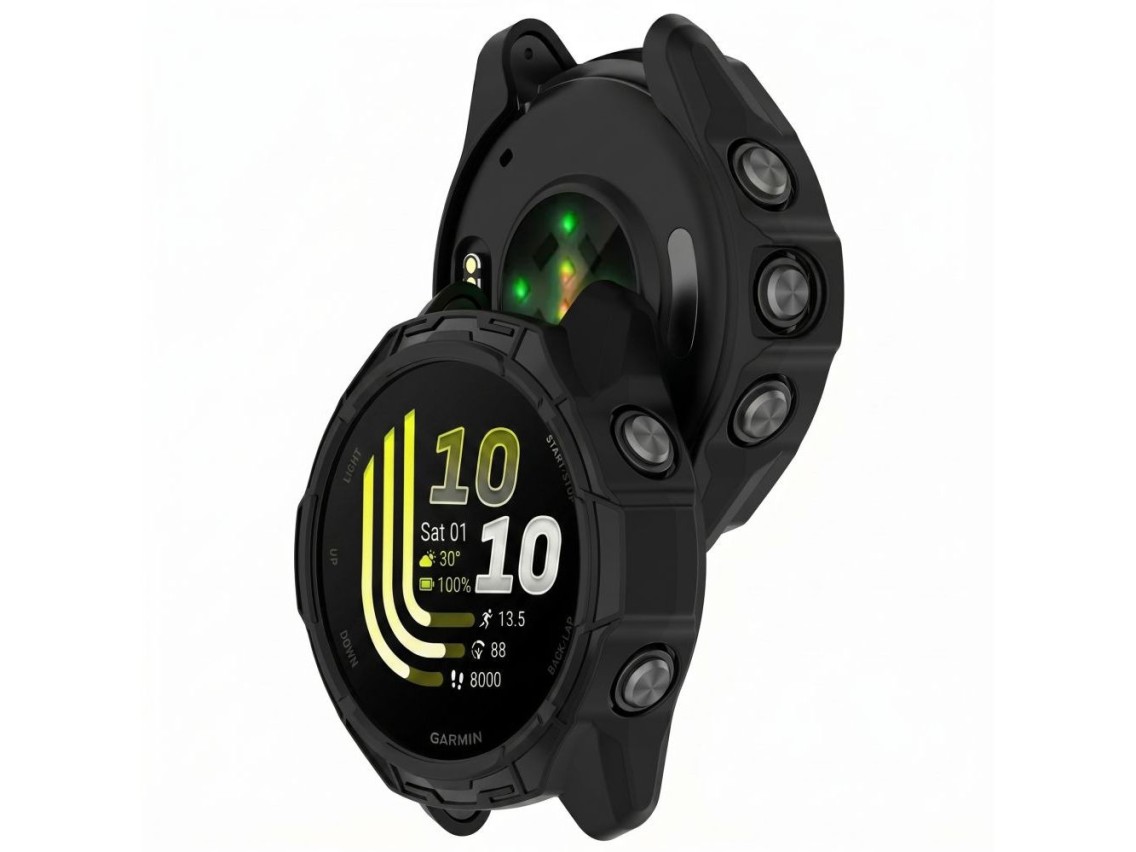 Capa protetora Tech-Protect Defense Air para Garmin Forerunner 70/170 - Preta