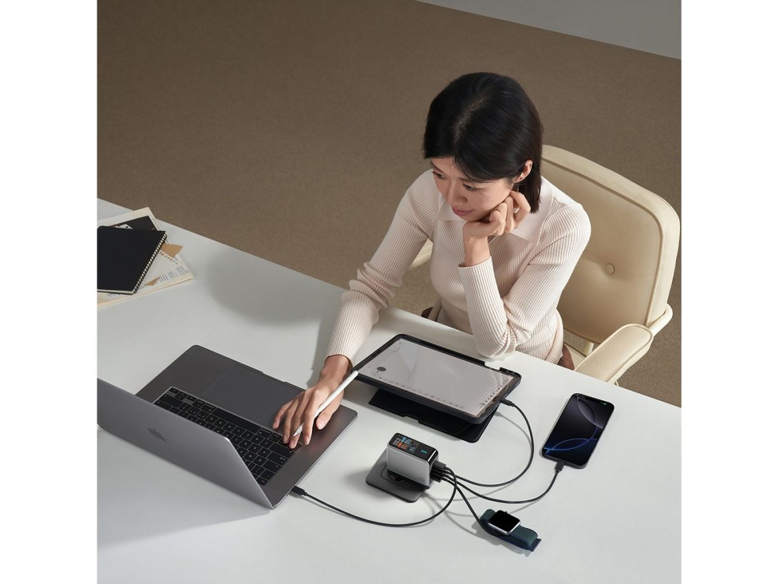 CUKTECH AD1204U 120W GaN USB-C Charger