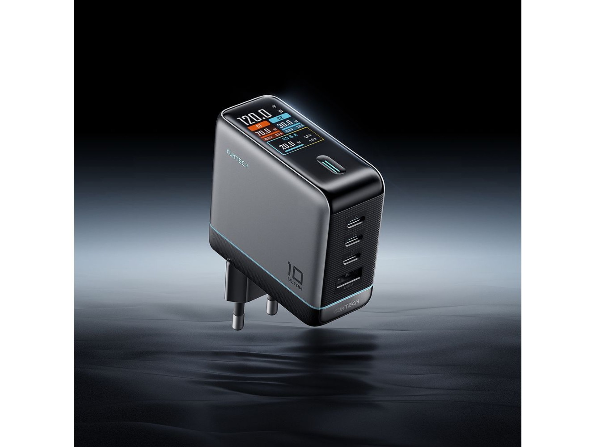CUKTECH AD1204U 120W GaN USB-C Charger